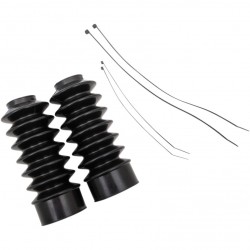 COUVERTURE SOUFFLETS SET NOIR POUR FOURCHE 39 MM 7 " HARLEY DAVIDSON XL SPORTSTER 96-20