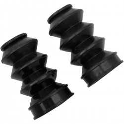 COUVERTURE SOUFFLETS SET NOIR POUR FOURCHE 39 MM 5" HARLEY DAVIDSON XL SPORTSTER 96-20