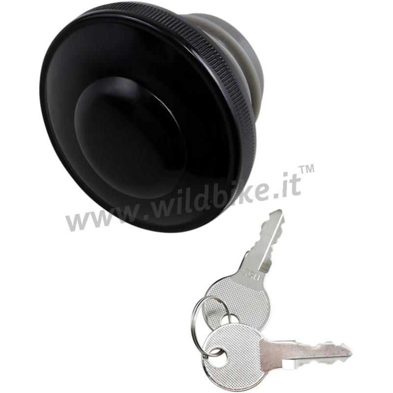 BLACK GAS CAP WITH KEYS HARLEY DAVIDSON XL SPORTSTER 1996-2022