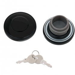 BLACK GAS CAP WITH KEYS FOR HARLEY DAVIDSON XL SPORTSTER 1996-2022