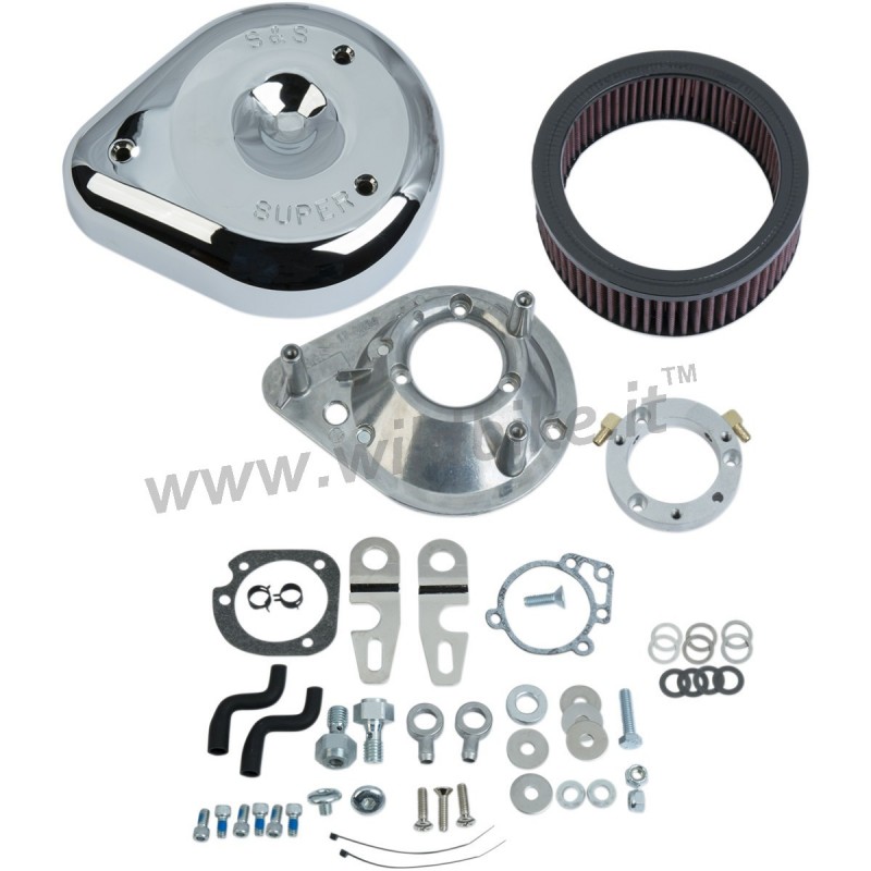 CHROME AIR  CLEANER S&S TEARDROP™ HARLEY DAVIDSON XL SPORTSTER 2004-2021