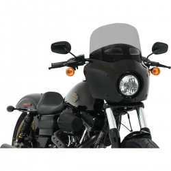 SUPERIOR WINDSHIELD 11" 28 CM. BLACK SMOKED VENTED FOR ROAD WARRIOR FAIRING