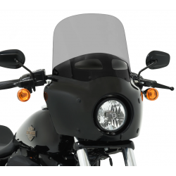 PARABREZZA SUPERIORE 13" 33 CM. FUME NERO CON PRESA ARIA PER CARENATURA ROAD WARRIOR FAIRING