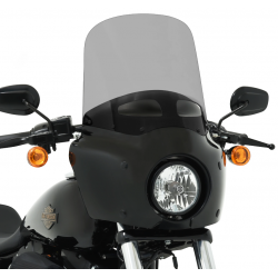 PARE-BRISE SUPÉRIEUR 15" 38 CM. FUMÉE NOIRE AVEC ADMISSION D'AIR POUR ROAD WARRIOR FAIRING