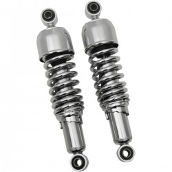 SHOCK ABSORBERS REAR DRAG STANDARD TÜV 13" CHROME FOR HARLEY DAVIDSON XL SPORTSTER 04-20
