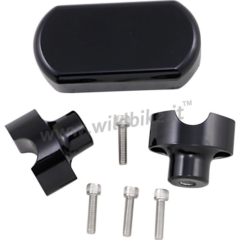 DREISTÜCKIGES RISER KIT 1 "MOUNT 1.5" SCHWARZ HARLEY DAVIDSON XL SPORTSTER 15-20