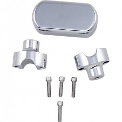 THREE PIECE RISER KIT 1" MOUNT 1.5" RISE CHROME HARLEY DAVIDSON XL SPORTSTER 15-20