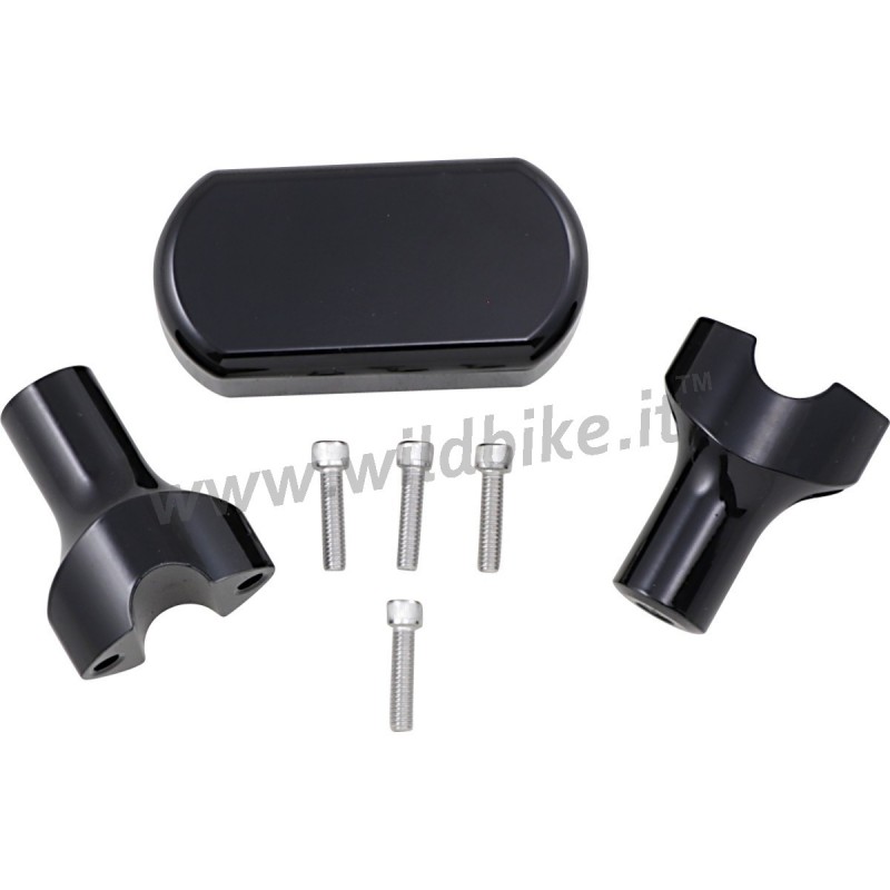 DREISTÜCKIGES RISER KIT 1 "MOUNT 3" SCHWARZ HARLEY DAVIDSON XL SPORTSTER 15-20
