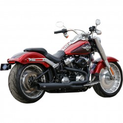 AUSPUFF SCHALLDÄMPFER 2IN1 S&S SUPERSTREET RACE SCHWARZ HARLEY DAVIDSON SOFTAIL 2018-2022