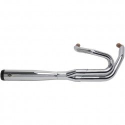 POT D'ECHAPPEMENT 2EN1 S&S SUPERSTREET RACE CHROME/NOIR HARLEY DAVIDSON SOFTAIL 2018-2022