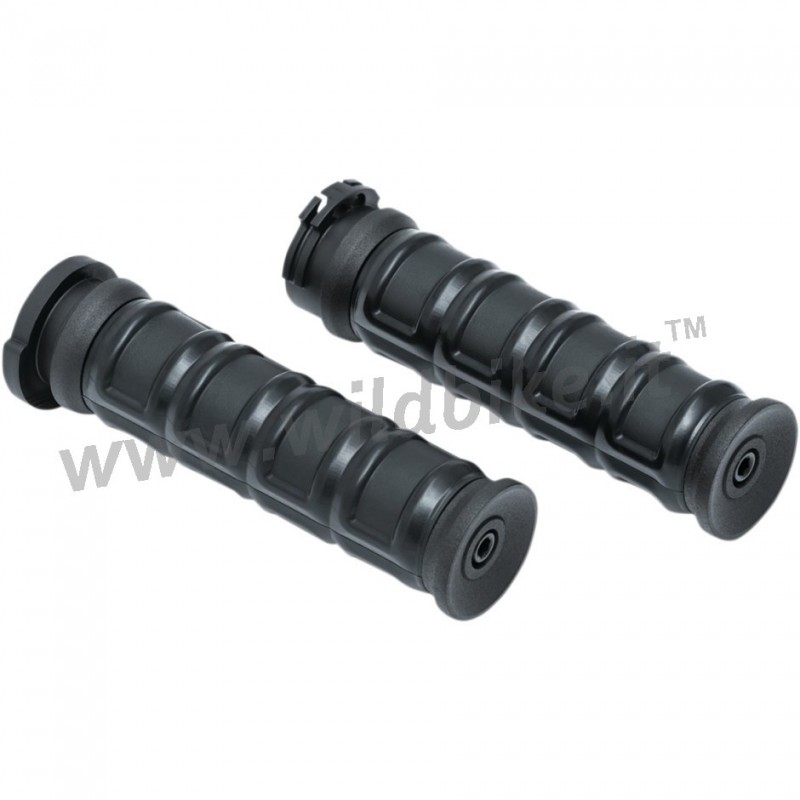 MANOPOLE KURYAKYN DILLINGER ALLUMINIO DA 1" 25 MM NERE PER HARLEY DAVIDSON 86-20