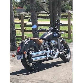 GEPÄCKTRÄGER 7 "SOLO VERCHROMT FÜR INDIAN SCOUT/SCOUT SIXTY/BOBBER 15-20