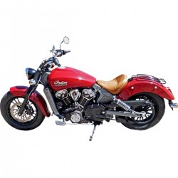 GEPÄCKTRÄGER 7 "SOLO SCHWARZ GLANZ FÜR INDIAN SCOUT/SCOUT SIXTY/BOBBER 15-20