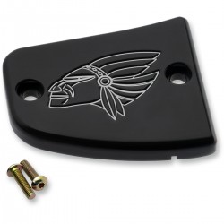 MASTER CYLINDER COVER FRONT WARRIOR BLACK FOR INDIAN SCOUT/SCOUT SIXTY/BOBBER 15-20
