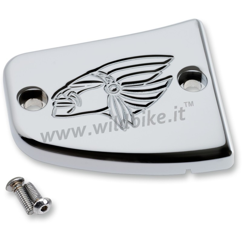 WARRIOR BREMSPUMPENABDECKUNG VORNE CHROM FÜR INDIAN SCOUT/SCOUT SIXTY/BOBBER 15-20