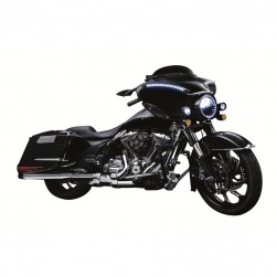 DEKO FRIESE SCHWARZEN FÜR WINDSCHUTZSCHEIBE HARLEY DAVIDSON FLH TOURING 96-13