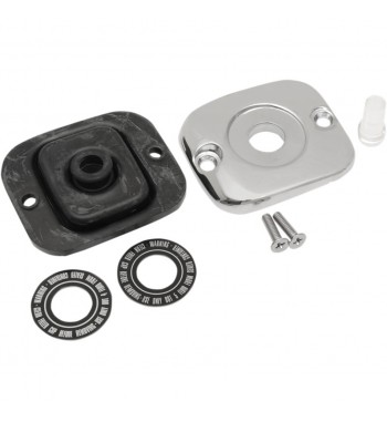 FRONT CHROME BRAKE PUMP MASTER CYLINDER COVER  HARLEY DAVIDSON FXD DYNA 1996-2017