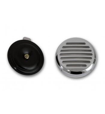 CLACSON DA 116 DB CON COVER CROMATA MOTO CUSTOM E HARLEY