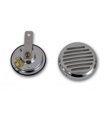 CLACSON DA 116 DB CON COVER CROMATA MOTO CUSTOM E HARLEY