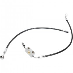 CABLE EN ACIER INOX NOIR DE FREIN AVANT AVEC ABS KITS 27" HARLEY DAVIDSON XL SPORTSTER 14-20