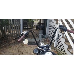 LEVE IN ALLUMINIO FRENO E FRIZIONE FORATE NERE PER HARLEY DAVIDSON XL SPORTSTER 07-13