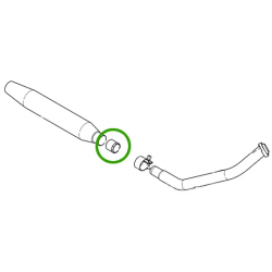 DICHTUNG EINSTELLEN SCHALLDÄMPFER 65900017 HARLEY DAVIDSON SOFTAIL 2018-2024