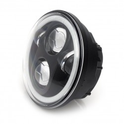 GRUPPO OTTICO FARO LED OMOLOGATO 5.75 SUPERLIGHT HALO HARLEY DAVIDSON XL SPORTSTER 04-21