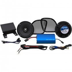 AMPLIFIER AND FRONT SPEAKER KIT HOGTUNES 225 SG FOR HARLEY DAVIDSON FLTR ROAD GLIDE 15-20
