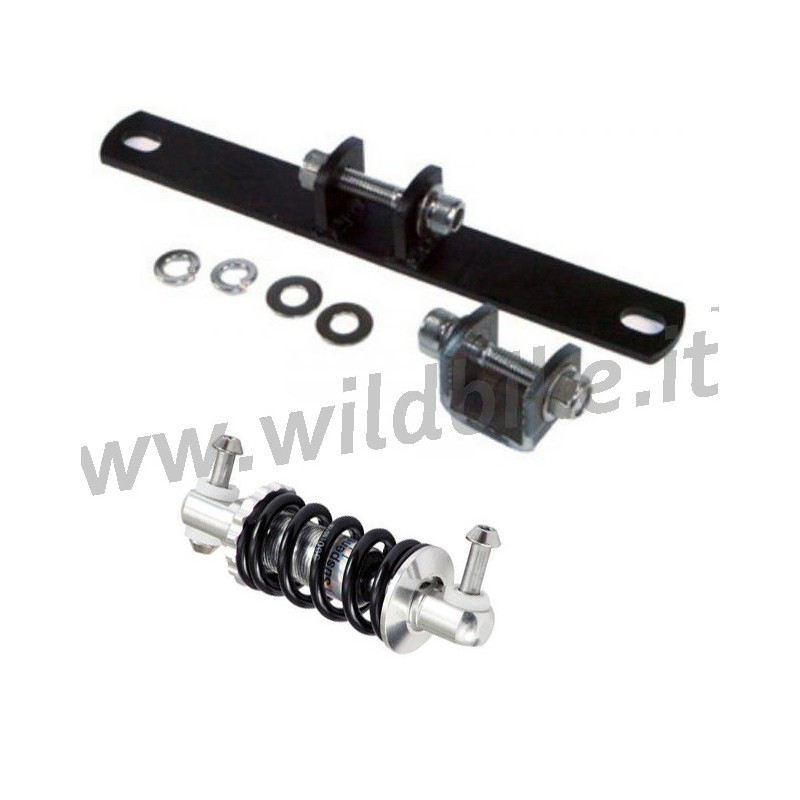 KIT COMPLET CHOC AMORTISSEURS MINI SOLO 5" POUR SELLE MOTO CUSTOM ET HARLEY DAVIDSON