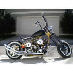 KIT COMPLET CHOC AMORTISSEURS MINI SOLO 5" POUR SELLE MOTO CUSTOM ET HARLEY DAVIDSON