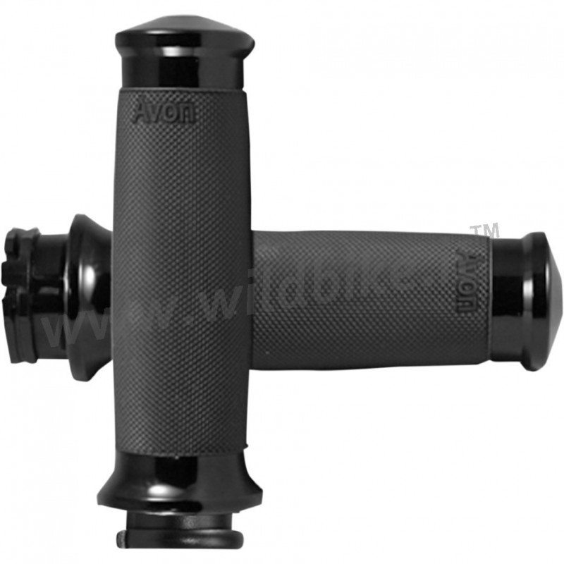 GRIFFE AVON CUSTOM CONTOUR COMFORT SCHWARZEN FÜR HARLEY DAVIDSON 86-20