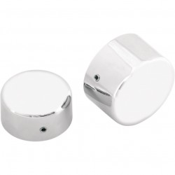 BOLT COVER KIT AXLE REAR WHEEL CHROME HARLEY DAVIDSON FXD DYNA SOFTAIL 08-17