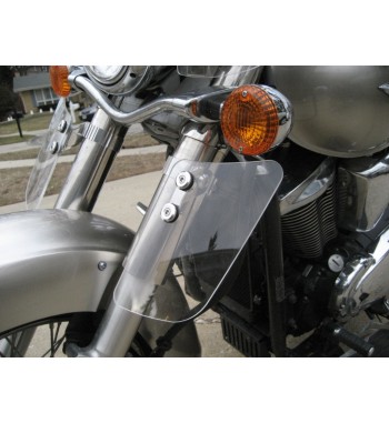 PARE-BRISE GUARD déflecteur pour FOURCHE MOTOS CUSTOM ET HARLEY DAVIDSON