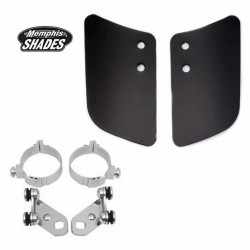 WINDABWEISER WINDSCHUTZSCHEIBE GABEL 35-43 MM CUSTOM MOTORRAD UND HARLEY DAVIDSON