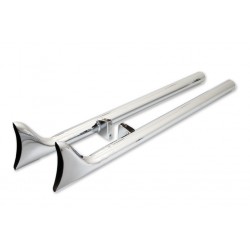 EXHAUSTS MUFFLER FISHTAIL CHROME FOR INDIAN CHIEF '14-'19