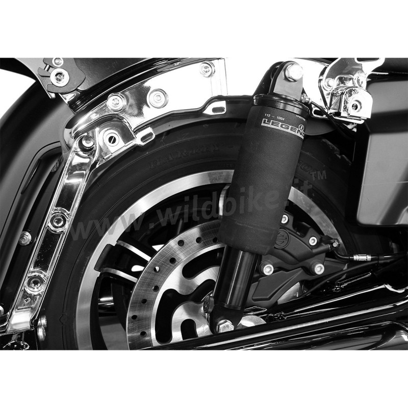 LEGEND SUSPENSION SHOCK REAR AIR AERO-A 13" BLACK HARLEY DAVIDSON TOURING 99-20
