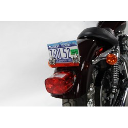 SKULL WITH STAR LICENSE PLATE BOLT SET CUSTOM MOTORCYCLE AND HARLEY DAVIDSON