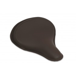 SELLE SOLO RESSORTS CLASSIC EN CUIR COUTURE MARRON GRAND CUSTOM MOTOS ET HARLEY DAVIDSON