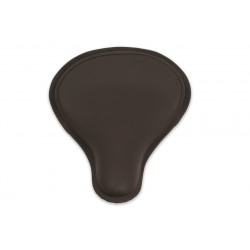 SELLE SOLO RESSORTS CLASSIC EN CUIR COUTURE MARRON GRAND CUSTOM MOTOS ET HARLEY DAVIDSON