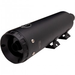 EXHAUSTS MUFFLERS S&S GRAND NATIONAL EU APPROVED BLACK HARLEY DAVIDSON FXFB FAT BOB 18-20