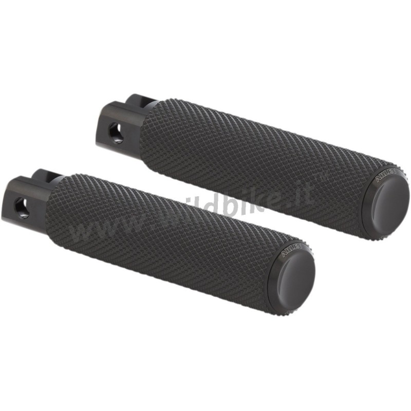 ARLEN NESS KNURLED BLACK DRIVER FOOTPEGS FOR HARLEY DAVIDSON SOFTAIL M-EIGHT 18-24