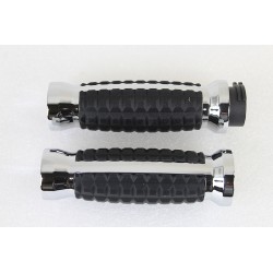 POIGNÉES ALUMINIUM ALLIGATOR TECH 1" CHROMEE POUR HARLEY DAVIDSON MOTORCYCLES
