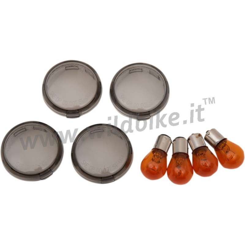 LENTILLE CLIGNOTANTS DEUCE FUMÉE EU APPROUVEE POUR HARLEY DAVIDSON 2002-2020