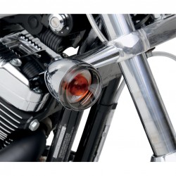 GLAS BLINKER DEUCE RAUCH EU ZULASSUNG für HARLEY DAVIDSON 02-20