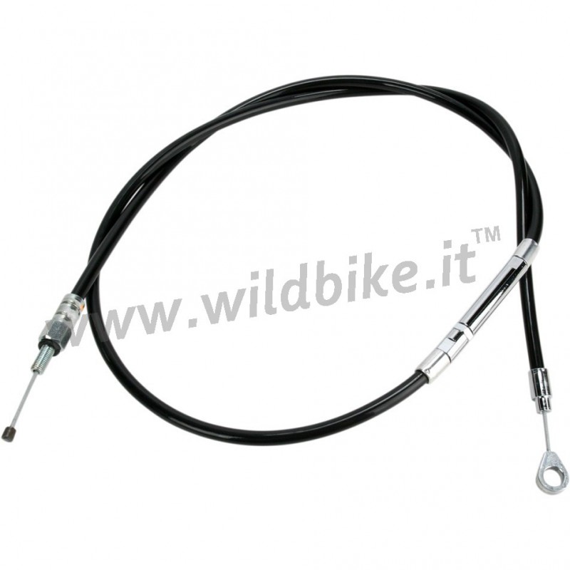 CAVO FRIZIONE IN ACCIAIO E VINILE NERO ESTESO +6" (152MM) HARLEY DAVIDSON SPORTSTER 96-11