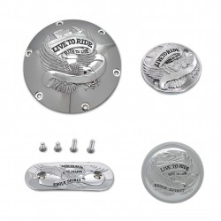 COVERS KIT AND TANK CAP LIVE TO RIDE CHROME HARLEY DAVIDSON XL SPORTSTER 04-20