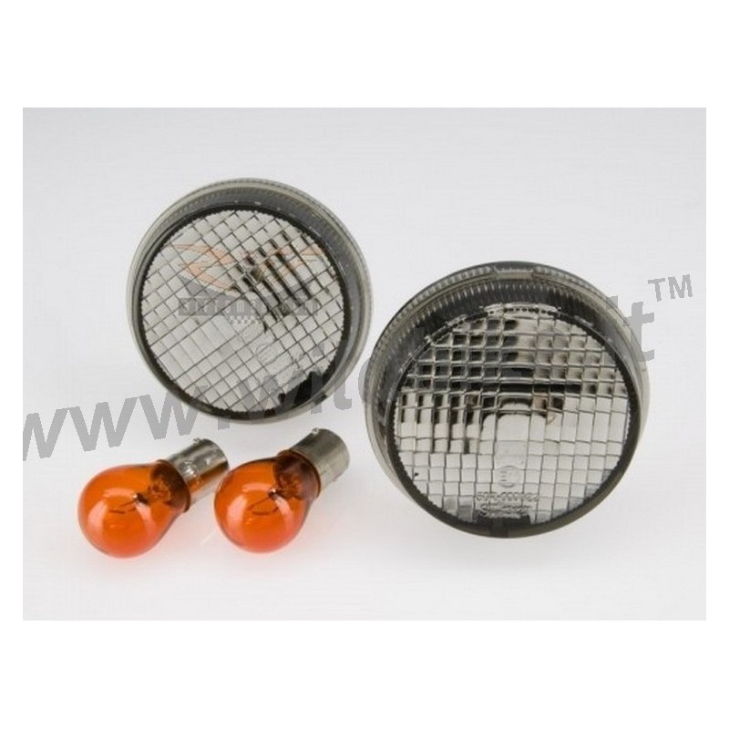 SMOKED LENSES KIT FOR TURN SIGNALS HONDA MOTORCYCLE CUSTOM