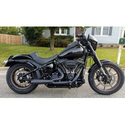 EXHAUST 2-INTO-1 TBR COMPETITION 2-1 S2 MATT BLACK HARLEY DAVIDSON SOFTAIL M-EIGHT 18-23