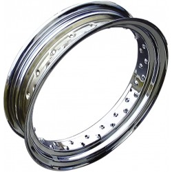 ROUE ACIER CHROME 40 RAYONS 16" X 3.00" POUR HARLEY DAVIDSON
