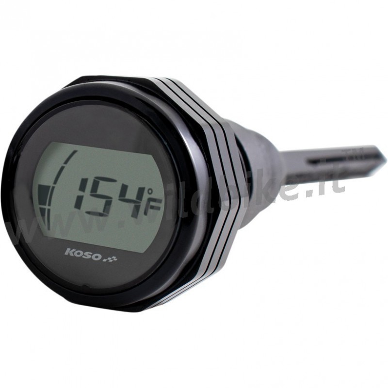BLACK ENGINE OIL DIPSTICK TEMPERATURE DIGITAL SENSOR HARLEY DAVIDSON FLH FLT TOURING 17-20